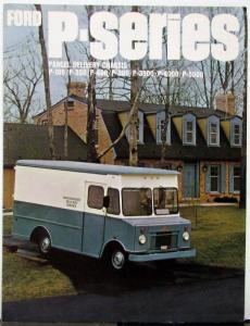 1967 Ford Parcel Delivery Chassis P Series Truck Sale Folder Dtd Aug 66 Original