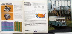 1967 Ford Parcel Delivery Chassis P Series Truck Sale Folder Dtd Aug 66 Original