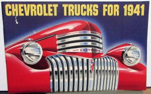 1941 Chevrolet Truck Pickup Panel Stake Bus COE Light Heavy Duty Sales Brochure