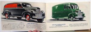1941 Chevrolet Truck Pickup Panel Stake Bus COE Light Heavy Duty Sales Brochure