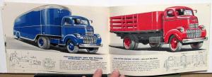 1941 Chevrolet Truck Pickup Panel Stake Bus COE Light Heavy Duty Sales Brochure