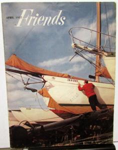 1957 Friends Chevrolet Dealer Promotional Magazine April Ed White Chevy Ohio