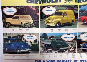 1954 Chevrolet Truck Sedan Delivery Suburban Pickup Stake Bus COE Sales Folder