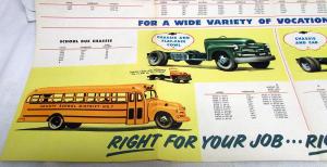 1954 Chevrolet Truck Sedan Delivery Suburban Pickup Stake Bus COE Sales Folder