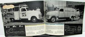 1950 Chevrolet Truck Pickup Lt Med HD Bus Full Line Sale Brochure Original