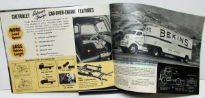 1950 Chevrolet Truck Pickup Lt Med HD Bus Full Line Sale Brochure Original