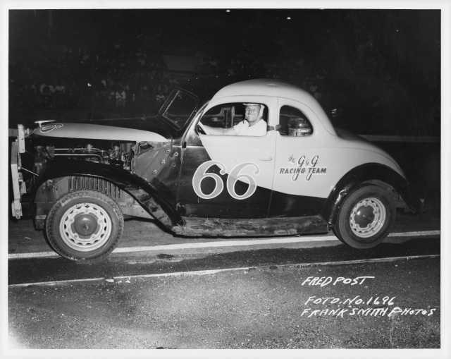 Fred Post - The G&G Racing Team - #66 - Vintage Stock Car Racing Photo 0031