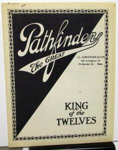 1916 Pathfinder King Of The Twelves Dealer Sales Brochure Reproduction