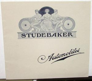 1902 Studebaker Electric Vehicles Catalogue No 209 Dealer sales Brochure Repro