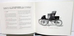 1902 Studebaker Electric Vehicles Catalogue No 209 Dealer sales Brochure Repro