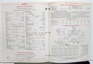 1953 Federal Trucks Dealer Sales Brochure 1800 Series Style Liner Models Specs