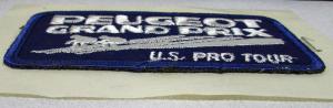 1986 Peugeot Grand Prix US Pro Ski Tour Embroidered Jacket Patch Original