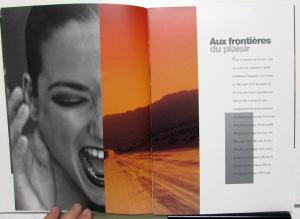 1998 Chrysler Viper Foreign Dealer Sales Brochure French Text W/Data Folder