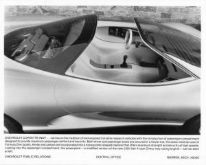 1986 Chevrolet Corvette Indy Concept Car Press Photo Lot 0257