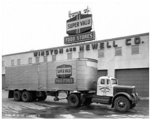 1952 White WC 22 Super Power Truck Press Photo 0035 Super Valu Winston & Newell