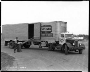 1952 White WC 22 Super Power Truck Press Photo 0036 Super Valu Winston & Newell
