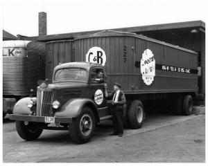 1950 White Super Power Truck Press Photo 0037 - Cleveland & Buffalo Transit Co