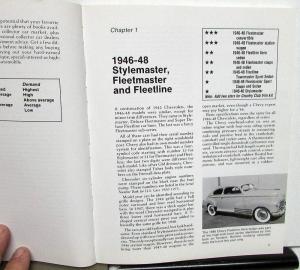 1946-1972 Chevrolet Buyers Guide By Motorbooks & John Gunnell Illustrated Facts