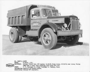 1950-1955 Autocar CL-90-D Dump Truck Press Photo 0019 - FJ Guaragna Co