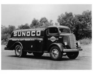 1938 Mack Tanker Truck Press Photo 0137 - Sunoco - Parish Oil Company