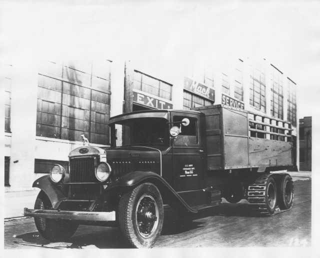 1932 Mack B6 Special Drive Half Track US Army Truck Press Photo 0138