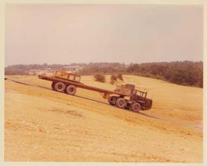 1970s FWD Military Tractor Trailer Down/Up Color Press Photo Set 0005 - US Army