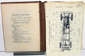 1929 Studebaker Dealer Parts Catalog Book Models G K Six F J Eight 146 WB