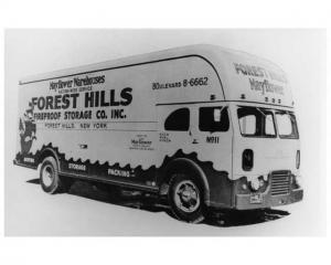 1952 White Truck w/ Gerstenslager Body Press Photo 0041 Mayflower Forest Hills