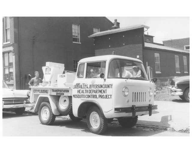 1957 Jeep FC Press Photo 0007 - Louisville Health Dept Mosquito Control Project