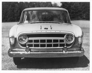 1956 Rambler Custom-6 4-Door Station Wagon Front View Press Photo 0017