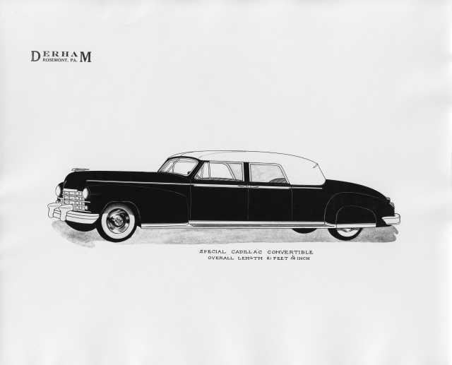1947 Cadillac Special Convertible by Derham Illustrative Press Photo 0096