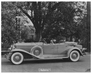 1930 Duesenberg J Derham Tourster Press Photo with Gary Cooper 0003
