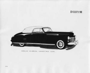 1941 Cadillac 60 Special Convertible Coupe Derham Illustrative Press Photo 0097