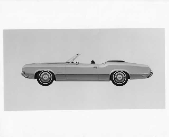 1972 Oldsmobile Cutlass Supreme Convertible Coupe Press Photo 0256