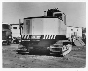 1967-1970 Hein-Werner Backhoe C14 Rear View Press Photo