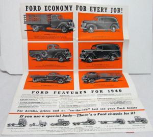 1940 Ford V-8 Trucks & Commercial Cars Mailer Pickup Panel Sedan Delivery HD