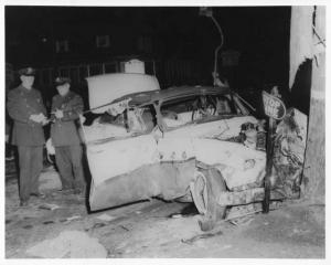 1951 Buick Roadmaster Convertible Traffic Crash Press Photo Lot 0125