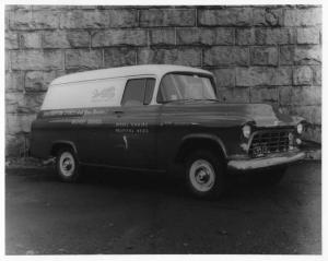 1955 Chevy Panel Wagon Press Photo 0266 - Dunningtons Apothecaries Delivery Serv
