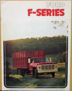 1975 Ford F Series 500 600 700 750 880 7000 Trucks CANADIAN Sales Brochure Orig