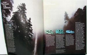 1975 Ford Recreation Vehicles Towing Trailering Info Sales Brochure Catalog