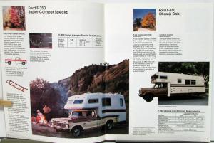 1975 Ford Recreation Vehicles Towing Trailering Info Sales Brochure Catalog