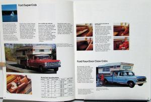 1975 Ford Recreation Vehicles Towing Trailering Info Sales Brochure Catalog