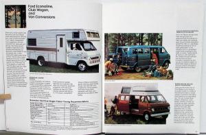 1975 Ford Recreation Vehicles Towing Trailering Info Sales Brochure Catalog