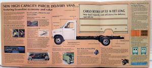 1975 Ford Parcel Delivery Van E Series Sales Folder Brochure Original