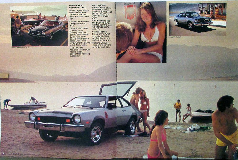 1976 Ford Free Wheelin Performance Mustang Pinto Pickup Bronco Sales Brochure