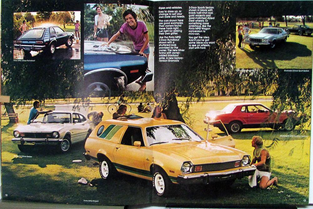 1976 Ford Free Wheelin Performance Mustang Pinto Pickup Bronco Sales Brochure