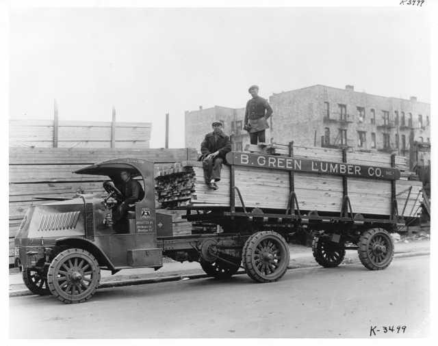 1922 Mack AK Truck Press Photo 0147 - B Green Lumber Company