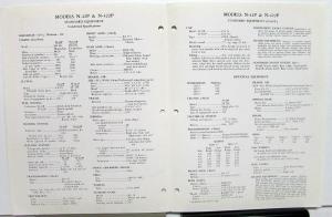 1960 Mack Truck Dealer Brochure Data Sheet N-42P & N-422P Cab-Forward