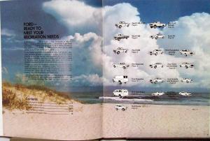 1976 Ford Rec Vehicles Pickup Trucks Cars Vans Bronco Sales Brochure Original