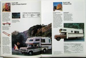 1976 Ford Rec Vehicles Pickup Trucks Cars Vans Bronco Sales Brochure Original